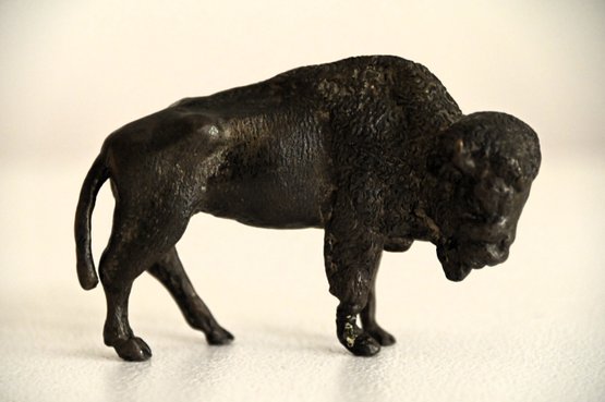 Bronze Buffalo Sculpture