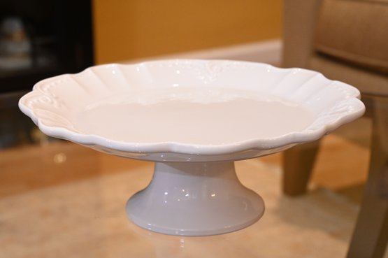 Elegant Footed Ceramic Cake Stand