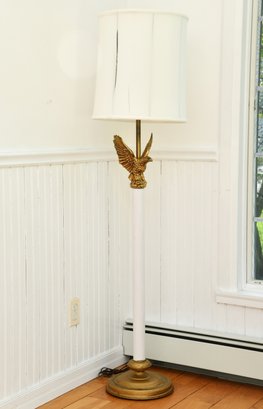 Stunning Brass Eagle Floor Lamp