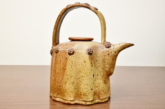 Glazed Stoneware Tea Pot