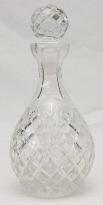 Cut Glass Decanter With Stopper