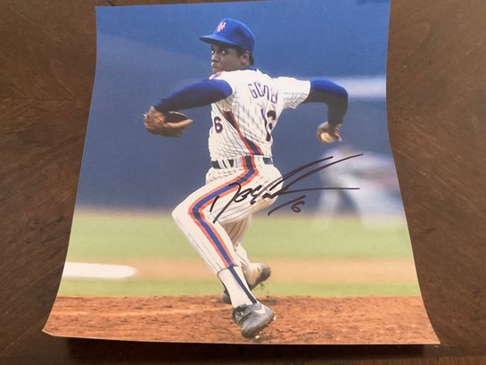 New York Mets Dwight Goodin Autographed Photo