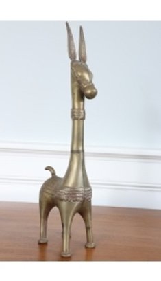 Mid Century Brass Donkey