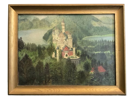 Neuschwanstein Castle Germany Oil Painting