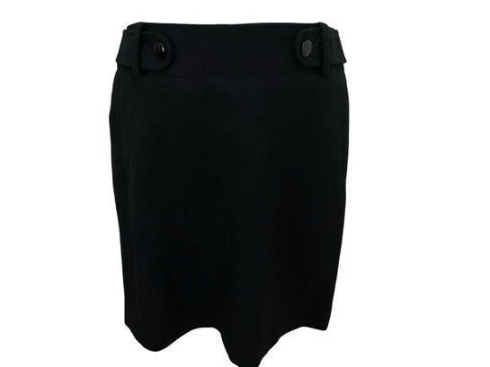 Banana Republic Black Wool Skirt Size 8