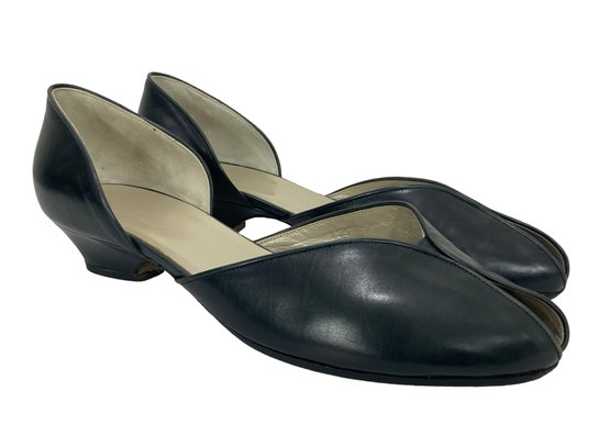 Varda Black Leather Shoes Size 39.5