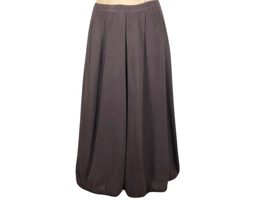 Mauve Long Pleated Skirt