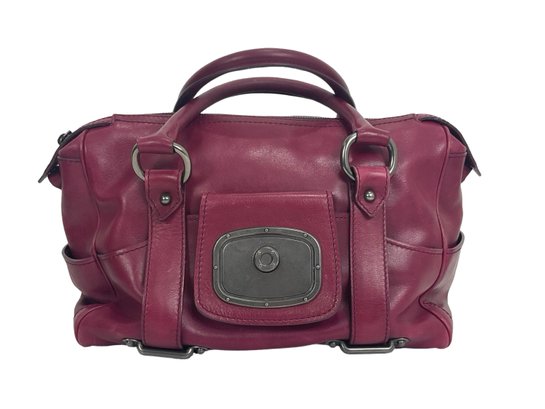 Celine Leather Satchel Handbag