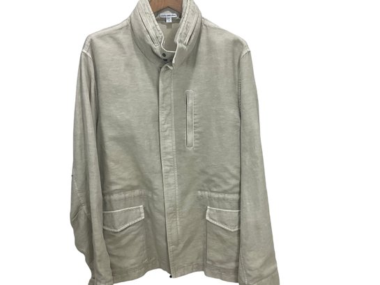 James Perse Cotton & Linen Mens Jacket Size 3 / L