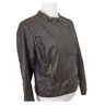 Doll House Brown Faux Leather Jacket Size L