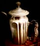 POLAND - Stunning Antique Heavy Gauged And Ornamental Tea Or Coffee Pot Featuring Hard Carved Elements