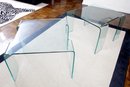 Post Modern Glass Side Tables