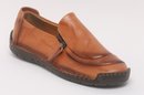 Mens Natural Leather Stitched Driving Shoes Mens  Size 10