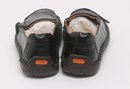 Mens Black Leather Stitched Driving Shoes Mens Size 10