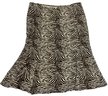 Carolina Herrera New York Brown Silk Skirt Size 4
