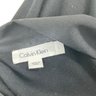 Calvin Klein Black Silk Sweater Top Size L