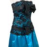 Victoria Royal LTD Black Lace & Turquoise Gown