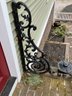 Hand Forged HEAVY Iron Balustrade, Scrolling Sculpture, Who Knows...but It's Cool!