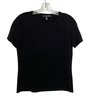Linda Allard Ellen Tracy Black 100 Percent Black Cashmere Sweater Size Small