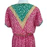 Diane Freis 1970s Gorgette Pink Dress