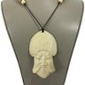 Asian Carved Pendant & Two Pairs Earrings