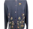 Vintage Crystal Kobe Embroidered Sweater Size L