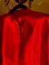 THAILAND - 100 Percent Highest Grade Silk Dress Shirt - 'Jungle Red'