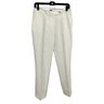 Agnona For Bergdorf Goodman White Linen Pants