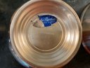Assortment Of  6 Silverplate Exterior W/ Blue Enameled Interior Bowls