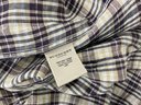 Burberry London Mens Linen Dress Shirt Size L