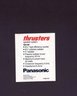 Panasonic SB-250 Thrusters Speakers- A Pair