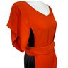 Dries Van Noten Orange & Black  Dress Size 40