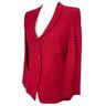 Armani Collezioni Red Blazer Jacket Made In Italy Size 6