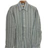Brioni Mens Striped Shirt Made In Italy Size M