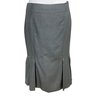 Carolina Herrera New York Gray Skirt Size 6