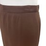 Carolina Herrera Brown Silk Skirt