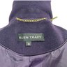 Ellen Tracy Plum Wool Coat Size 16
