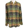Lauren Ralph Lauren Cotton Plaid Button-front Shirt Size 1X