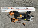 Worx Leaf Blower And Jaw Saw With Extension Pole