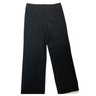 Armani Collezioni Black Wool Blend Striped Pants Size 6