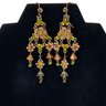 Michal Negrin Gold Chandelier Flower Earrings