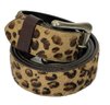 Nine West Cheetah Print Leather Belt Size XL