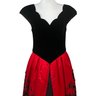 Beautiful Akira Red & Black Ball Gown
