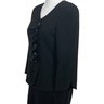 Sharp Armani Collezioni Black Suit Made In Italy Size 6