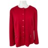 Chicos Red Jacket Size 3 Large