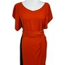 Dries Van Noten Orange & Black  Dress Size 40