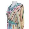 Diane Freis Rainbow Striped Georgette Vintage Dress New With Tags Retail $395