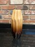 Hand Carved Ombre Mango Wood Vase From Thailand