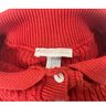 Sweet Romeo Orange Cotton Knit Sweater Size L
