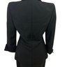 Elegant Escada Black Suit With Beading Size 36